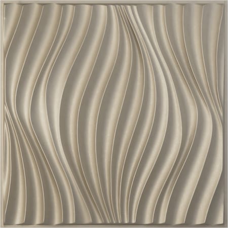 Ekena Millwork 19 5/8in. W x 19 5/8in. H Billow EnduraWall Decorative 3D Wall Panel Covers 2.67 Sq. Ft. WP20X20BWCSV
